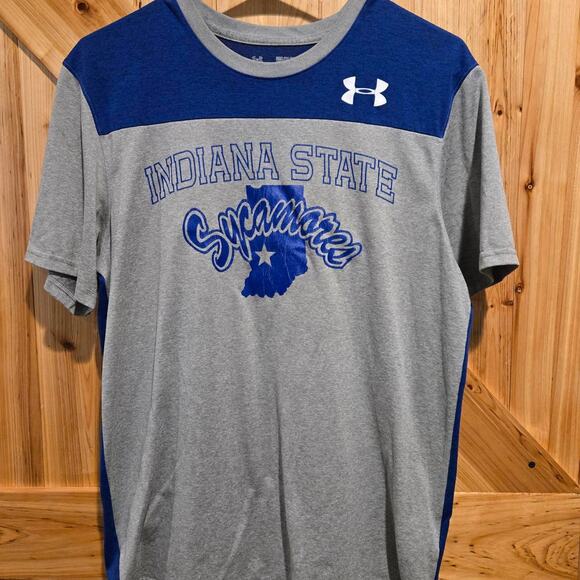 Under armour indiana state sycamores ladies tshirt size medium - Picture 1 of 6